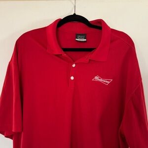 Budweiser Bold Red Men's Polo Shirt